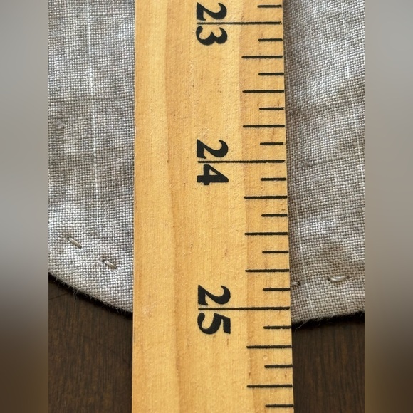 Zara Basic 100% Linen Beige Striped Lapel Collar Single Breasted Blazer Size M - Picture 10 of 10